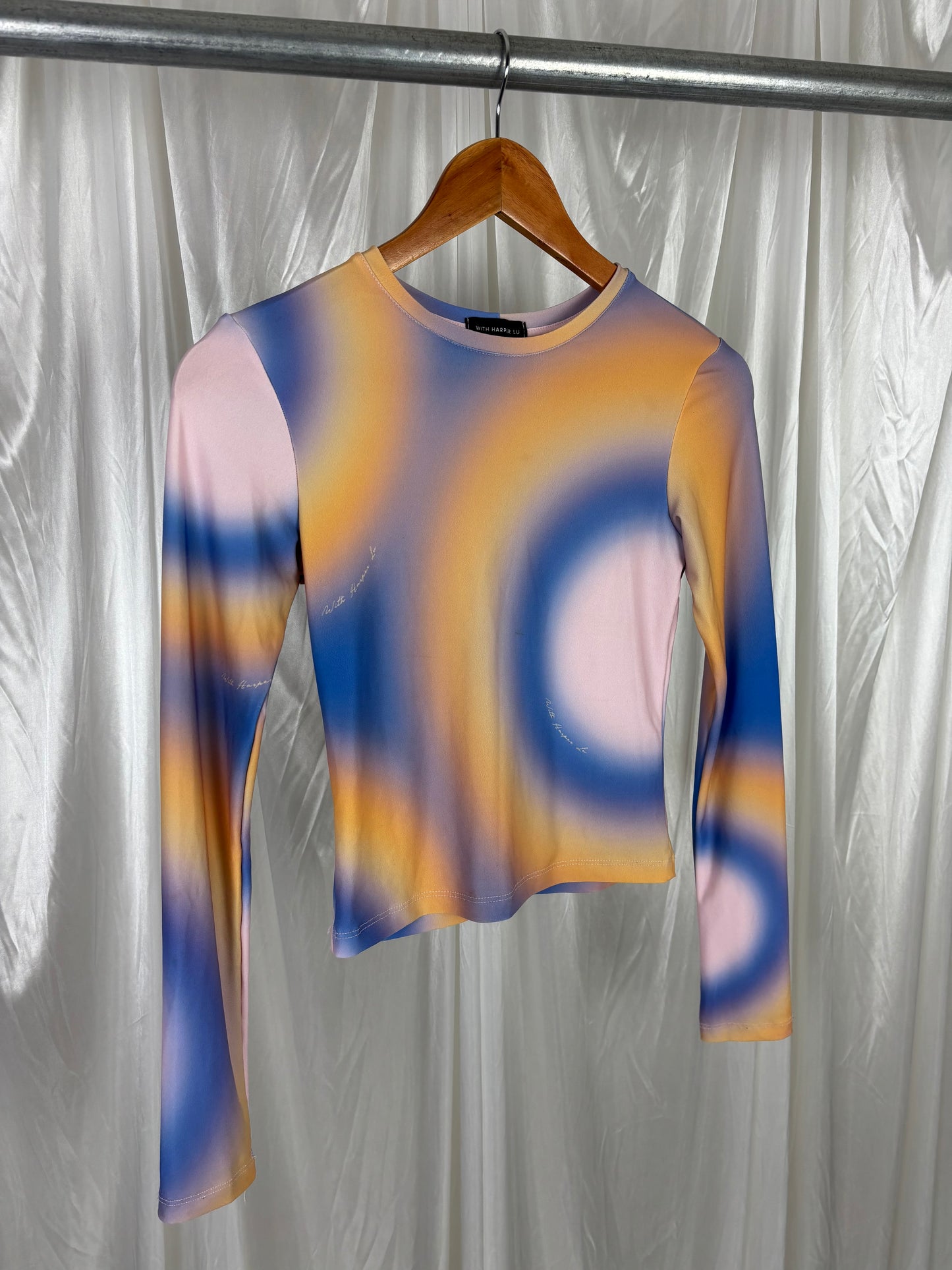 With Harper Lu Wisteria Orb Top - XS