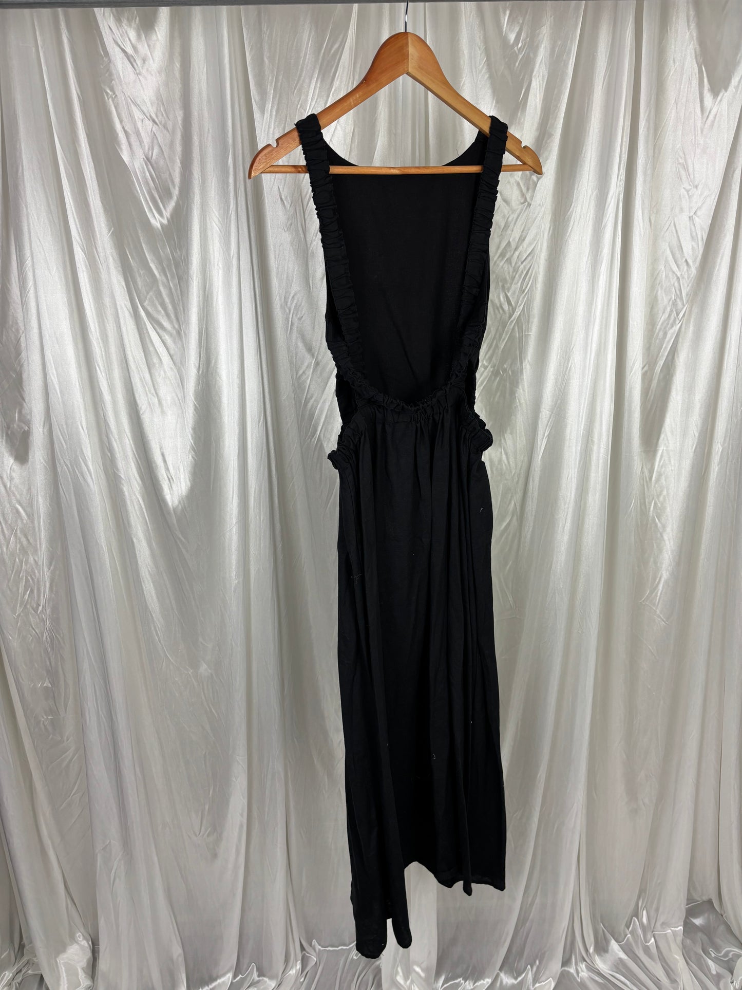 Petal + Pup Black Open Back Dress - 10