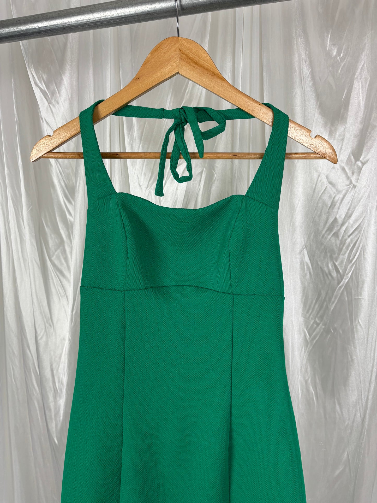 Kookai Green Halter Neck Dress - 40