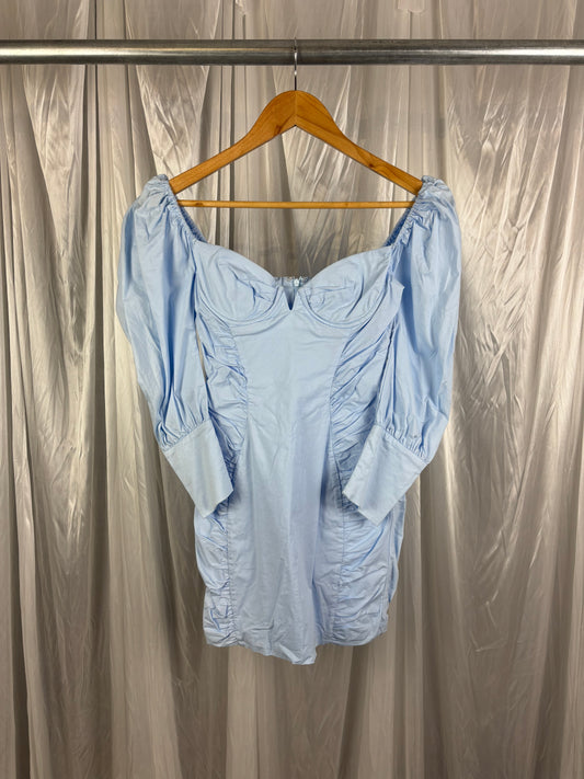 Oh Polly Blue Mini Dress - 6