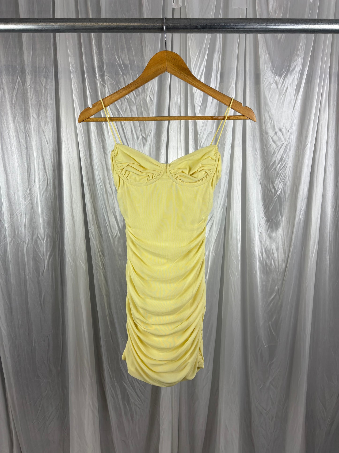 Glassons Yellow Mini Dress - XS