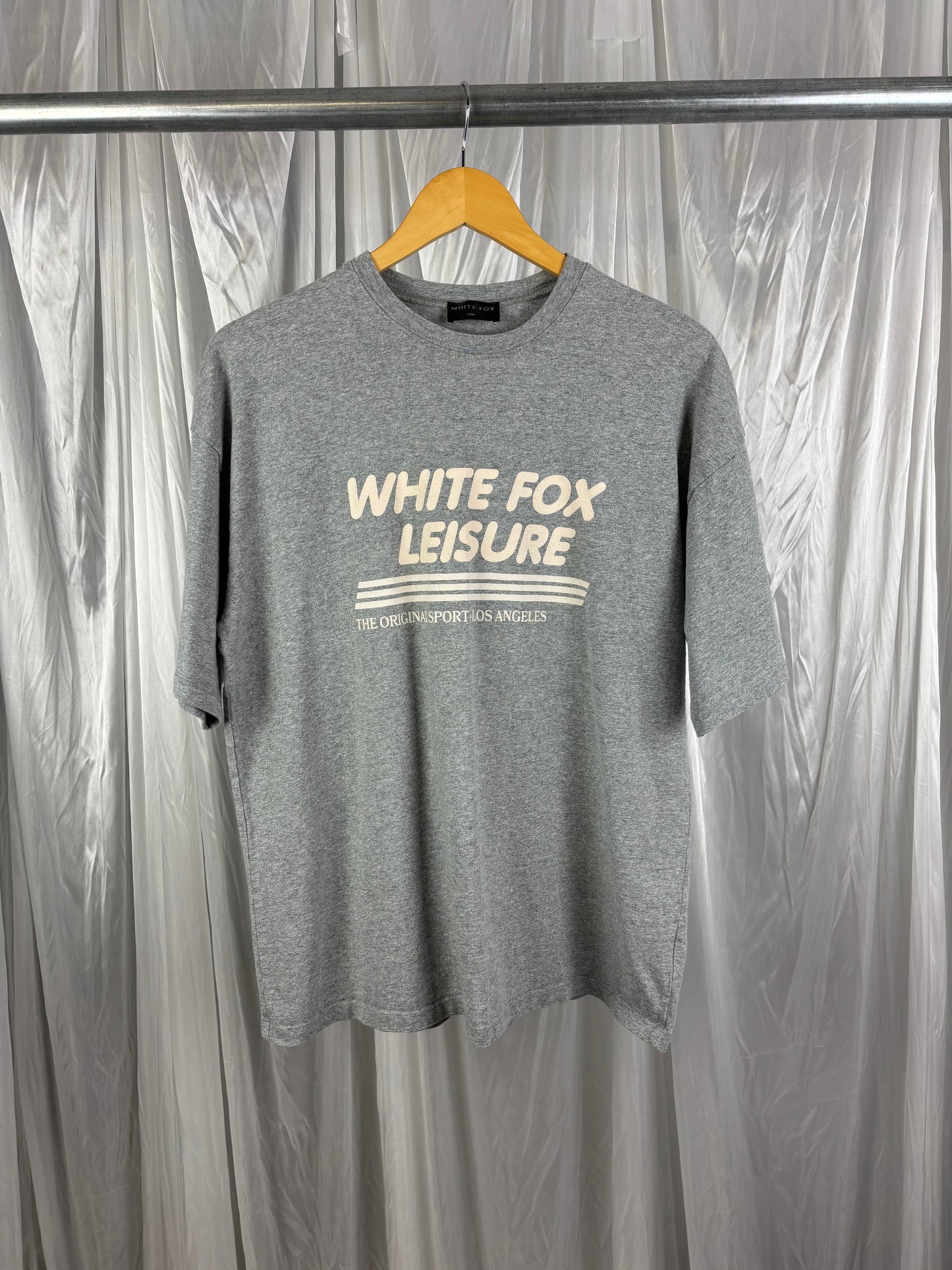 White Fox Grey Tee - S/M