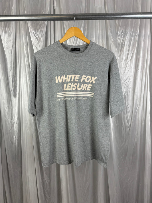 White Fox Grey Tee - S/M