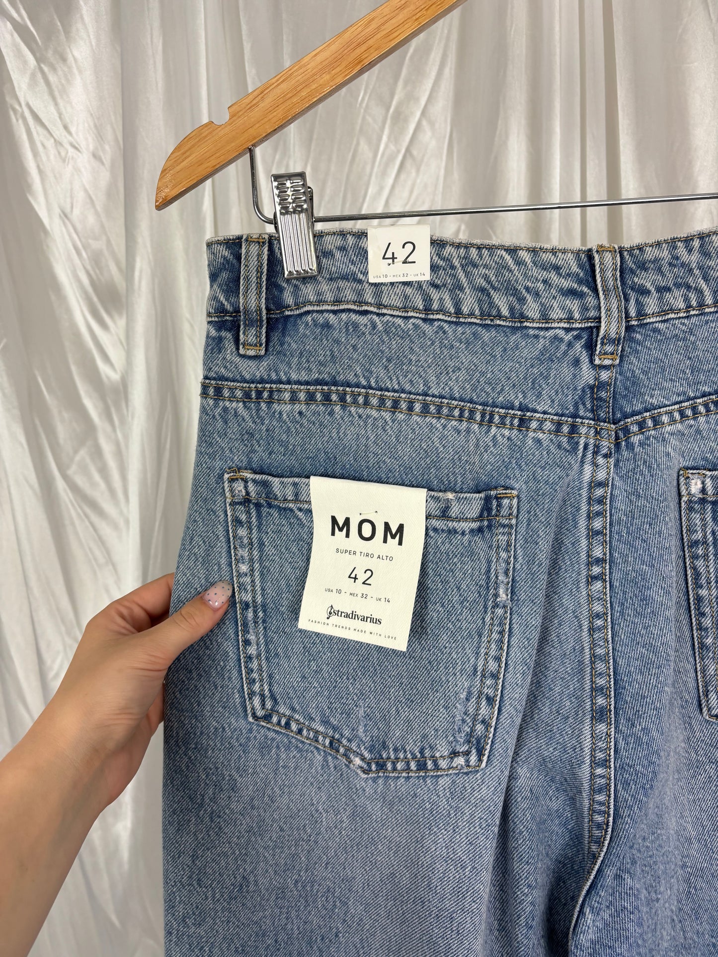 Stradivarius Blue Denim Jeans - 14