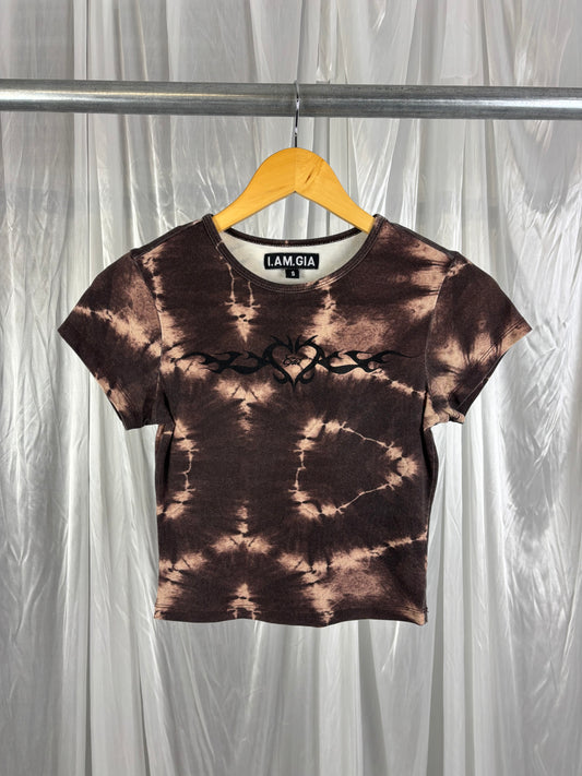 I Am Gia Brown Crop Top - S