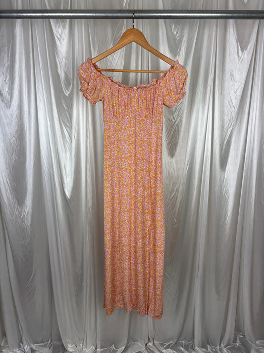 H&M Floral Midi Dress - XS