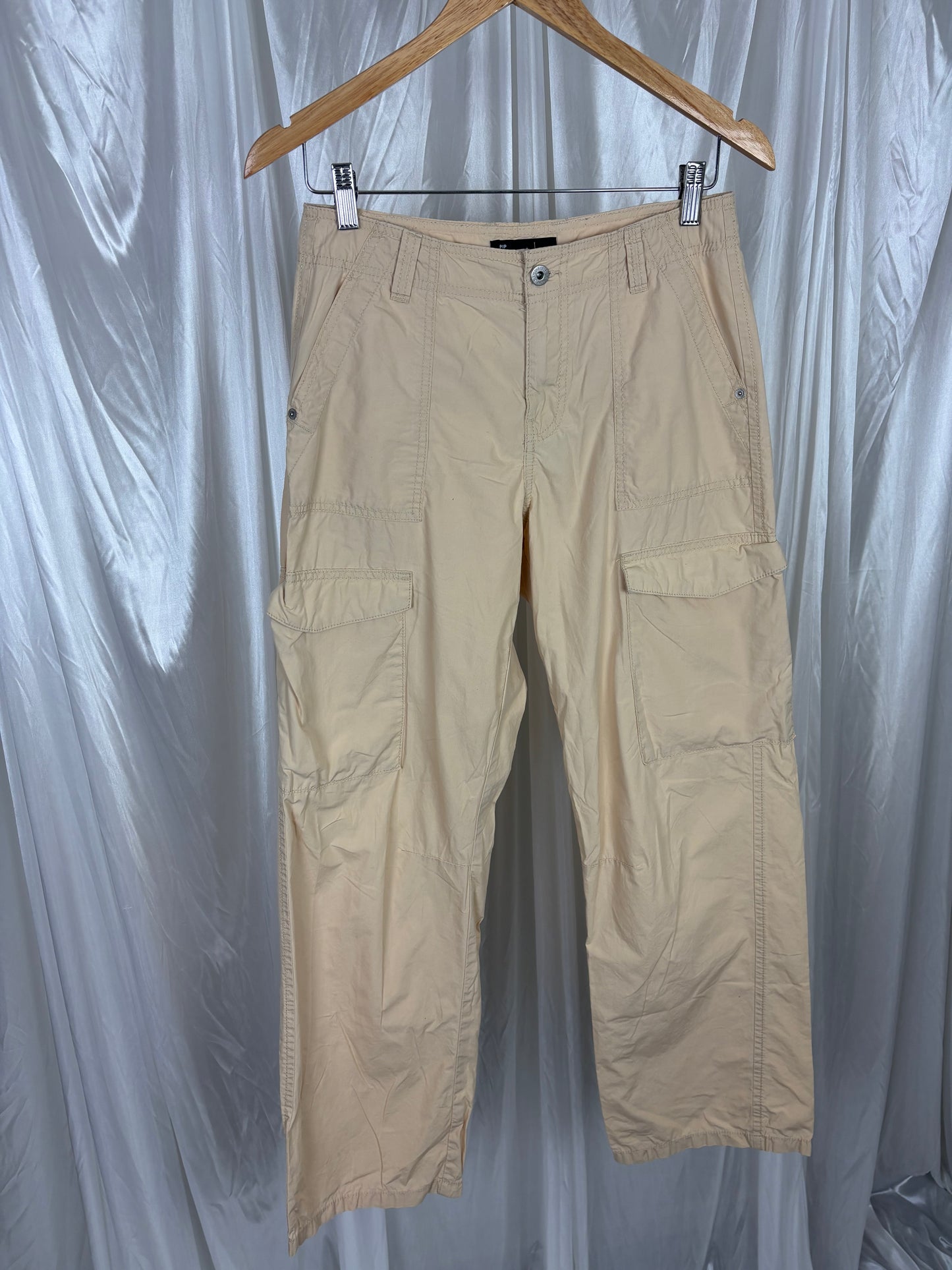Jay Jays Beige Pip Cargo Pants - 8