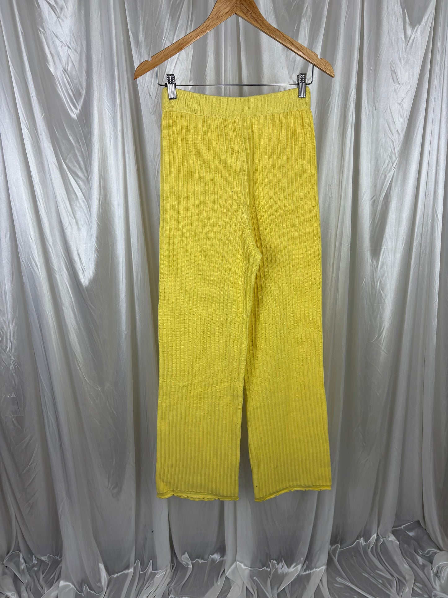Arthur Yellow Knit Pants - 8