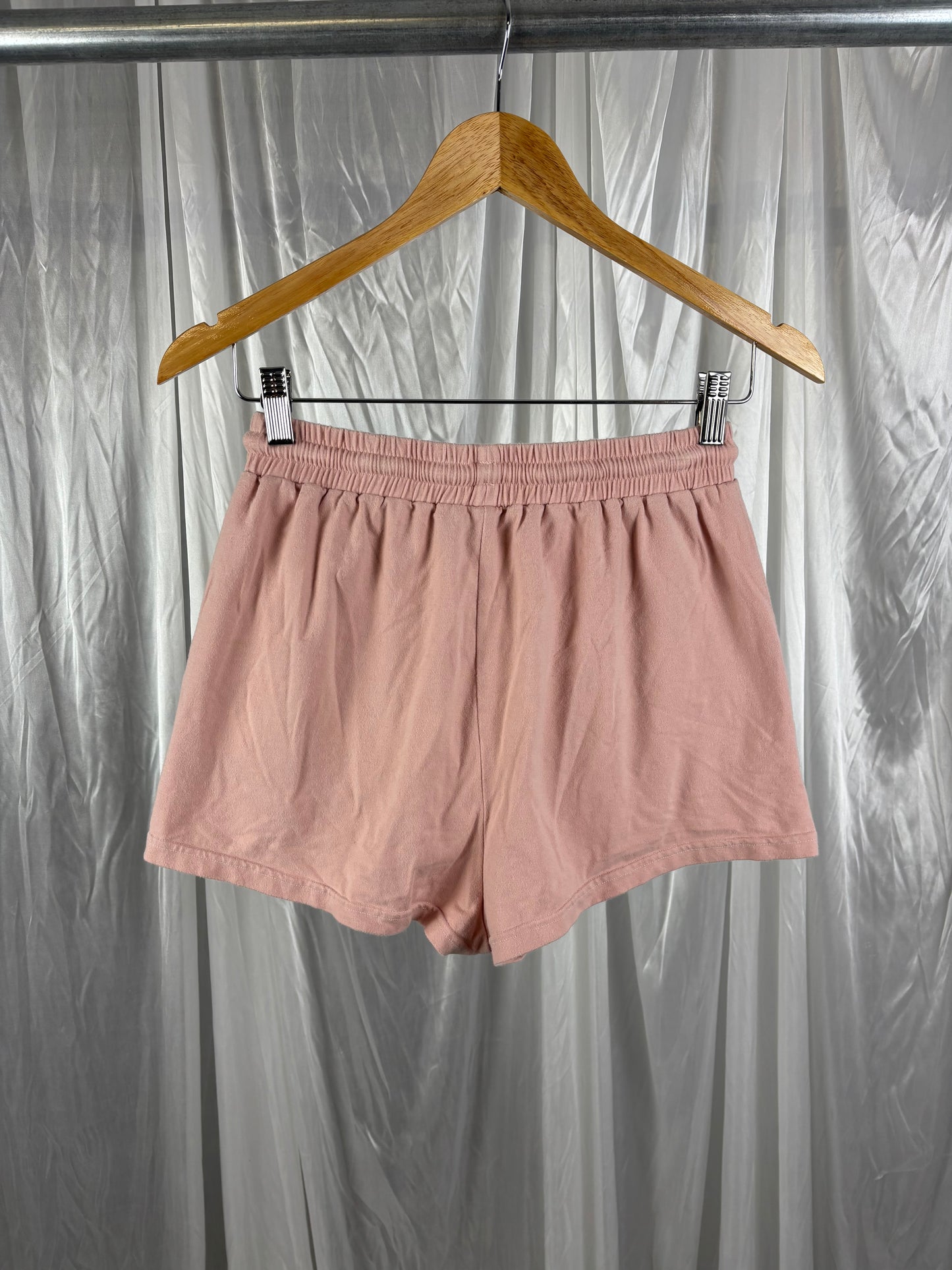 White Fox Pink Shorts - S