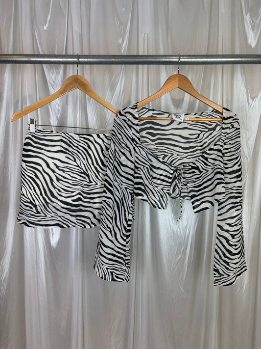 Princess Polly Zebra Print Set - 8