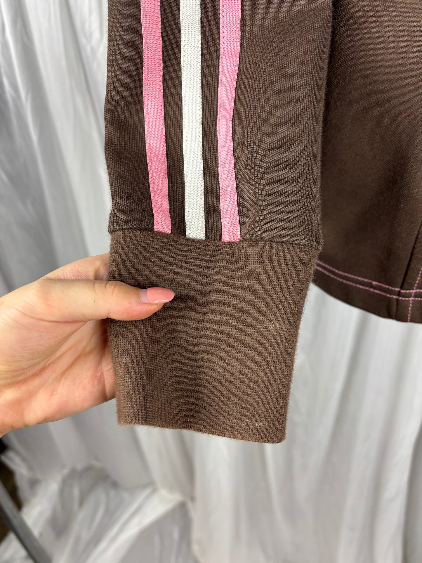 Adidas Brown Zip Up - S