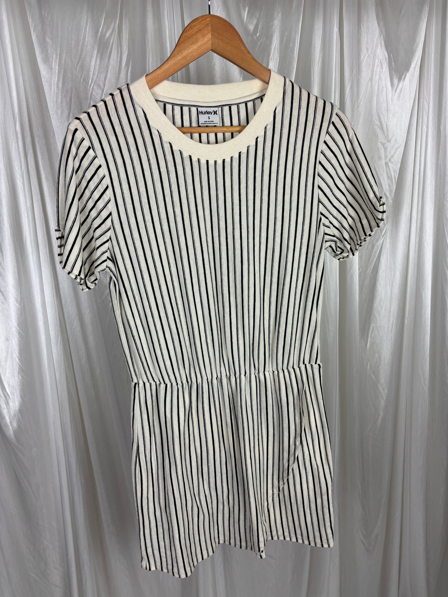 Hurley Striped Mini Dress - S