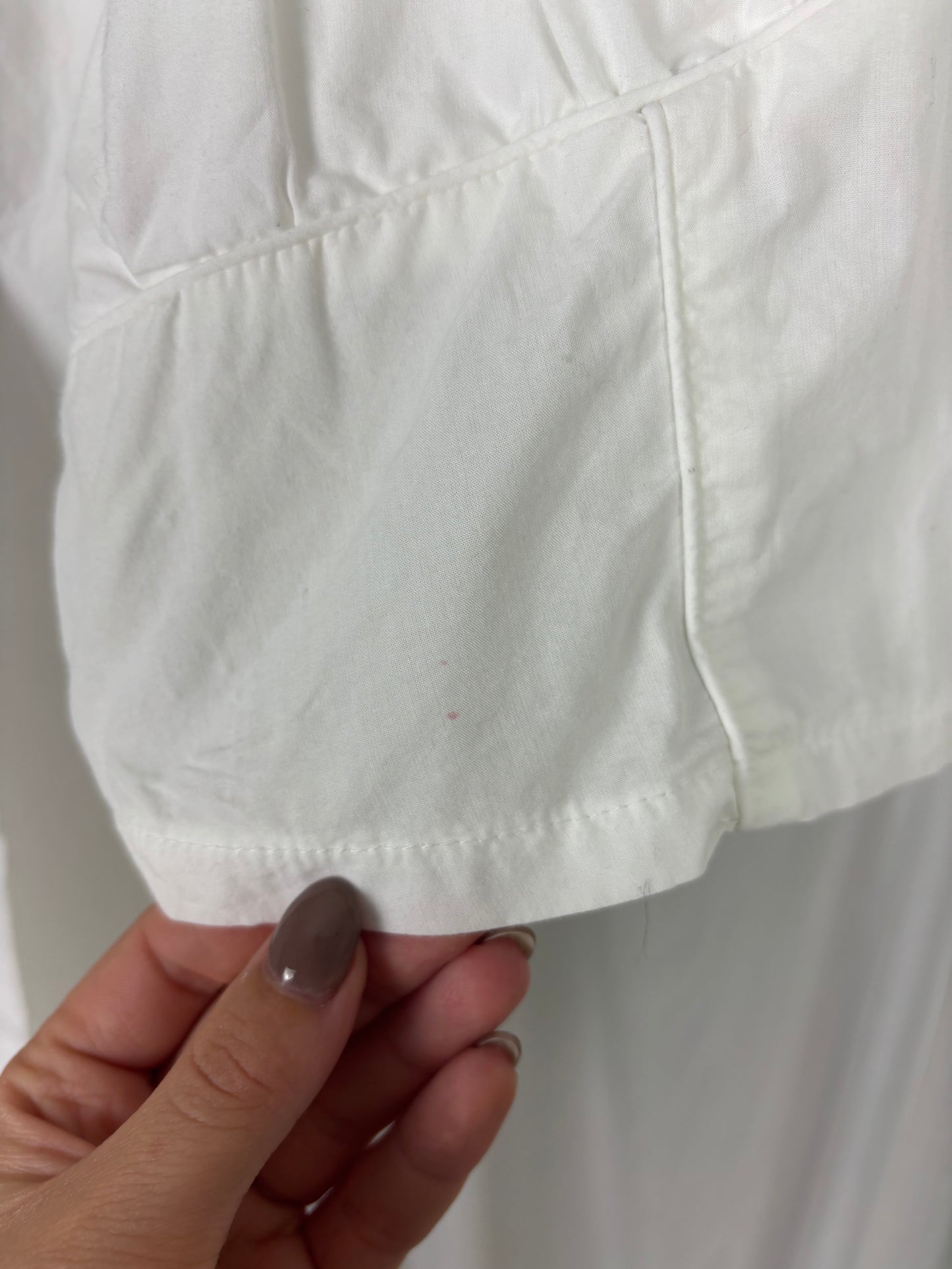Cotton On White Long Sleeve Top - M