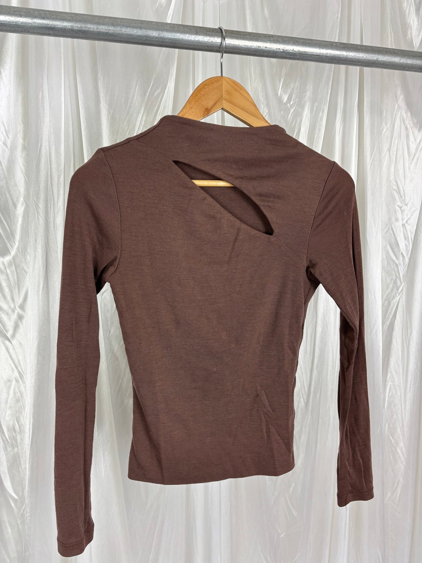 Kookai Brown Long Sleeve Dress - 1