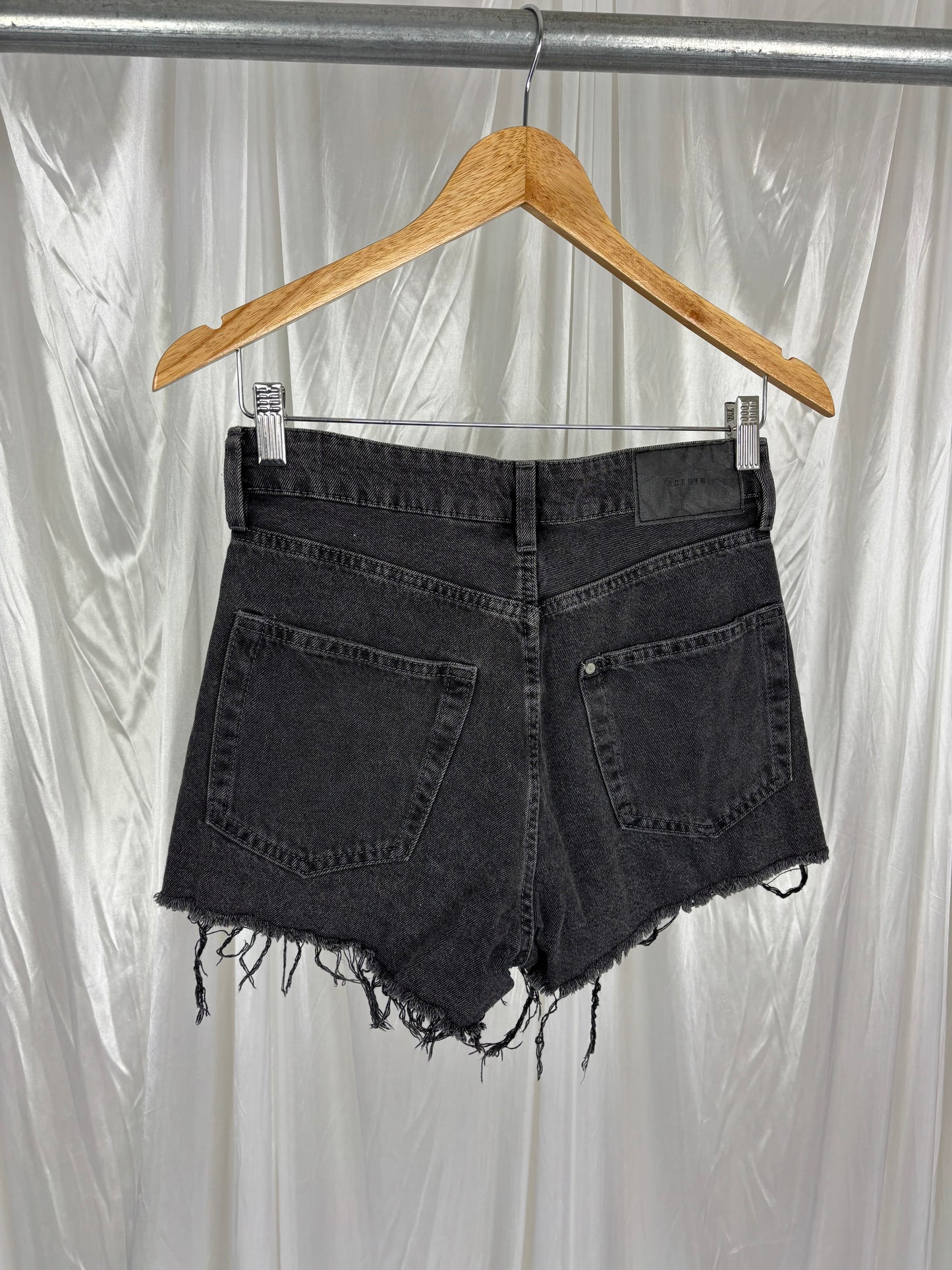 & Denim Black Shorts - 8