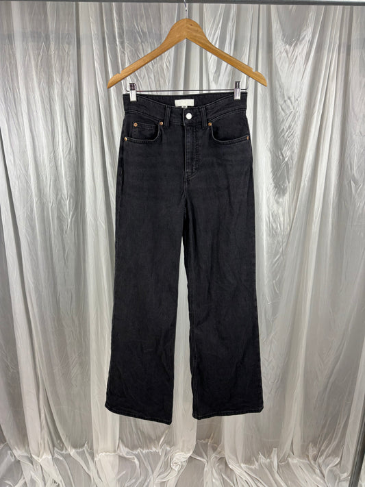 H&M Black High Waist Jeans - 4