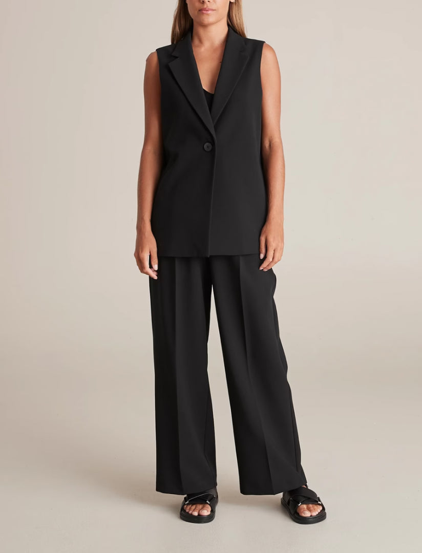 Preview Black Blazer Vest - 8