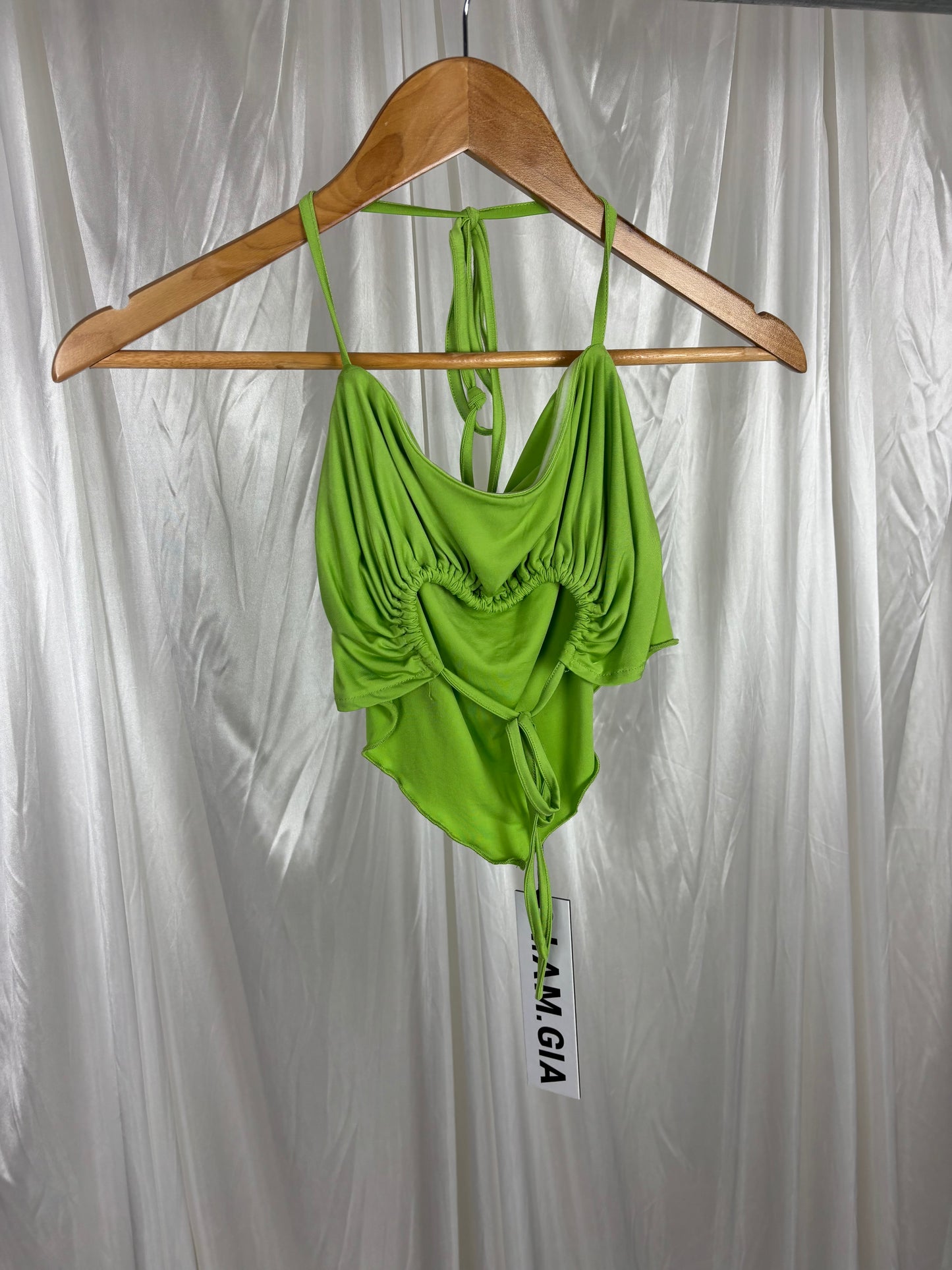 I Am Gia Green Kaleia Crop Top - XS