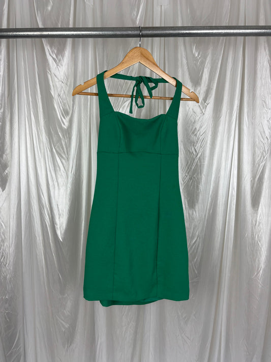Kookai Green Halter Neck Dress - 40