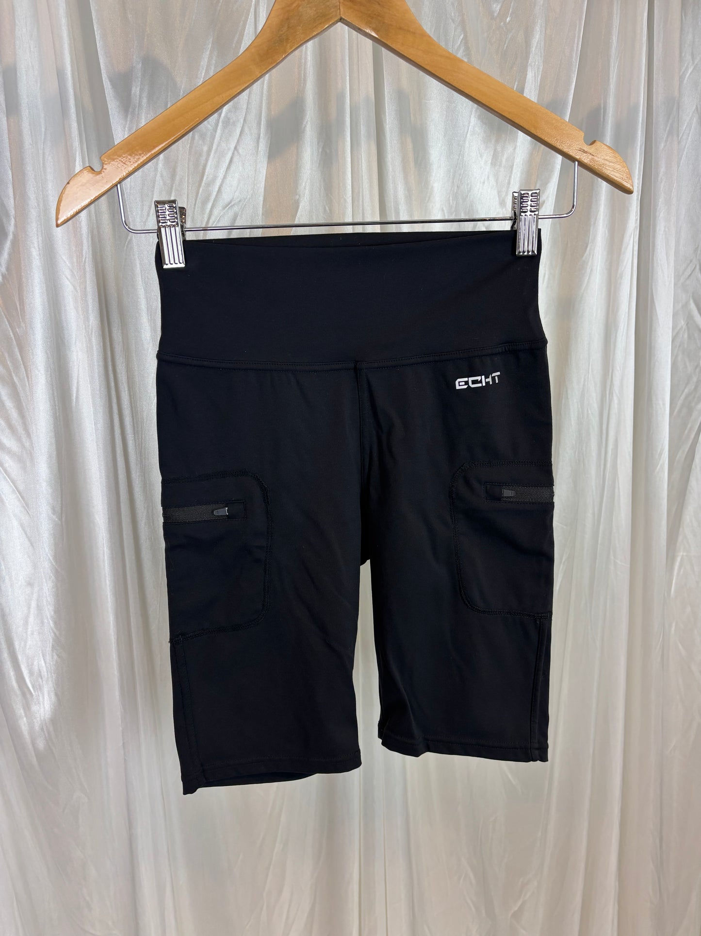 Echt Black Tight Shorts - S