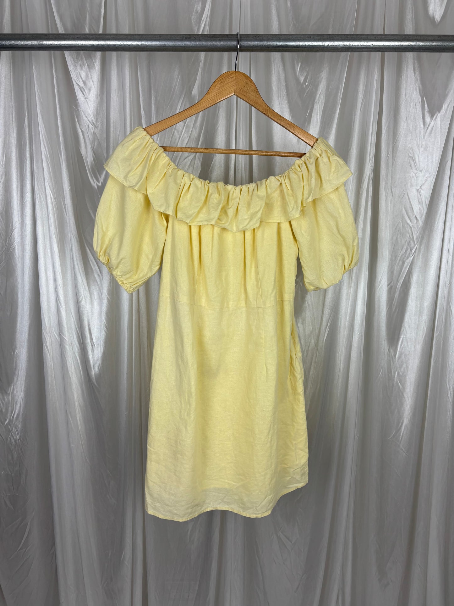 H&M Yellow Mini Dress - L