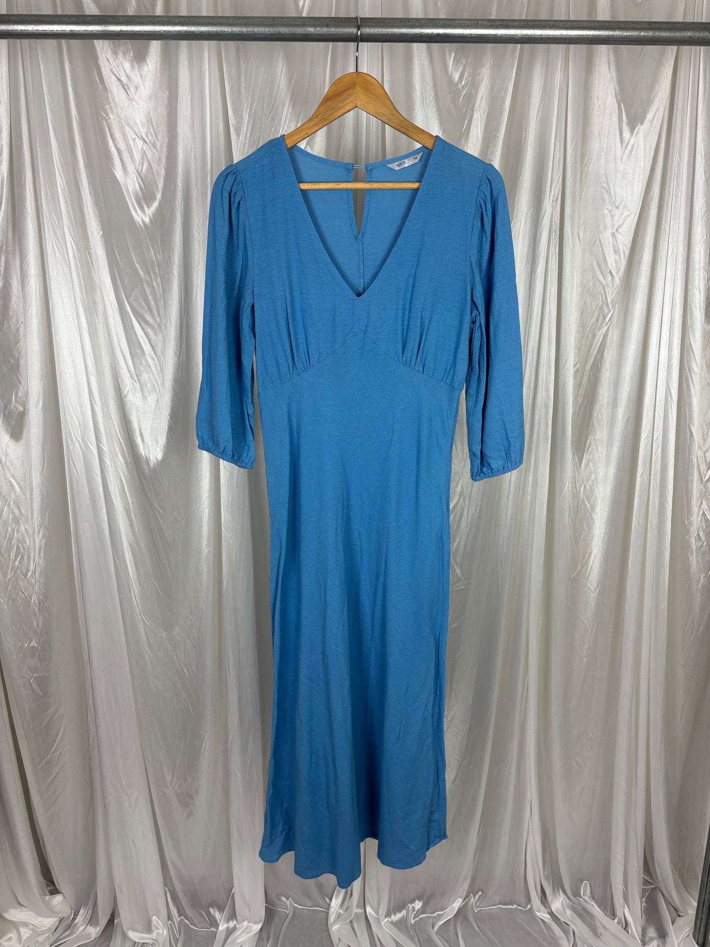 Spirit Blue Midi Dress - 10