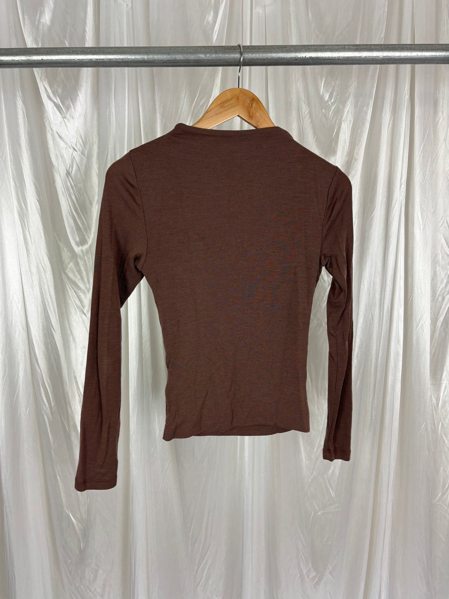 Kookai Brown Long Sleeve Dress - 1