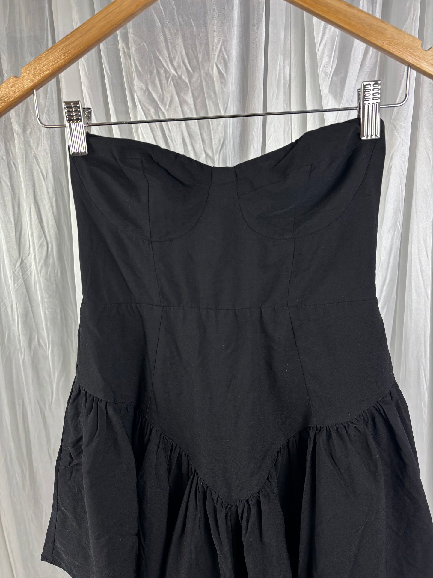 That’s So Fetch Black Strapless Playsuit - 10