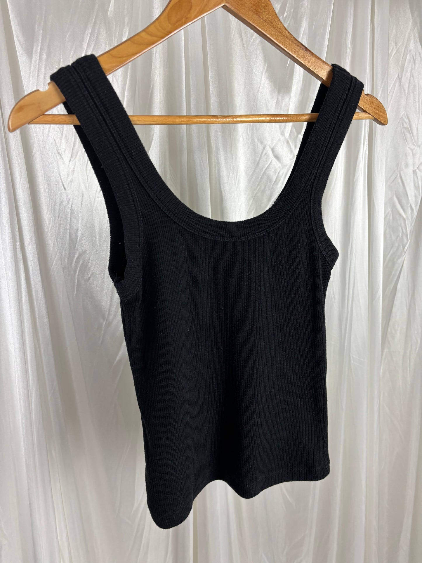 Kookai Black Scoop Neck Singlet - 10