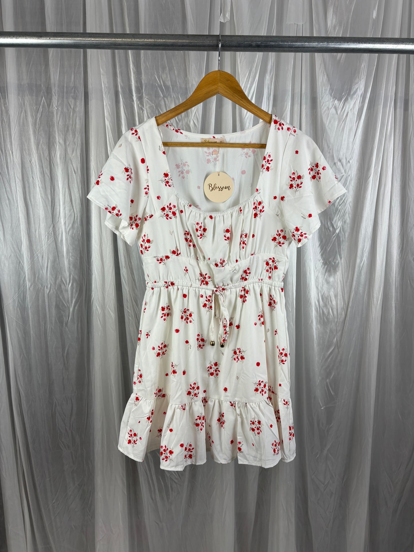 Blossom Floral Mini Dress - 10