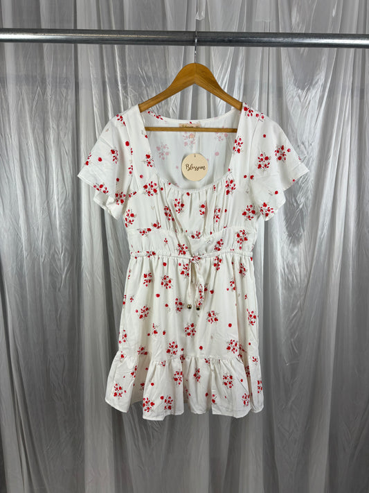 Blossom Floral Mini Dress - 10