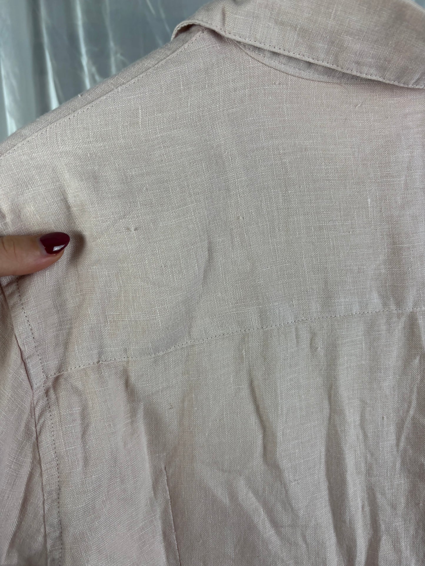 Assembly Label Linen Top - 6