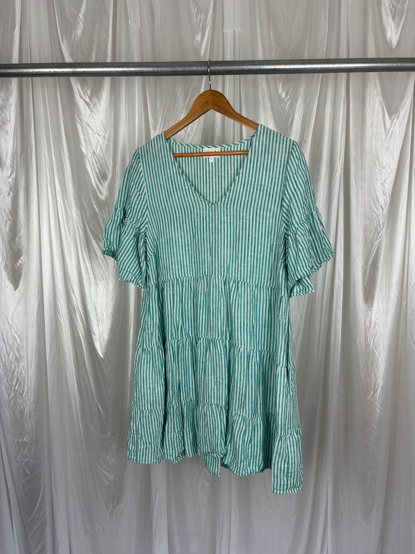 Seed Striped Mini Dress - 12