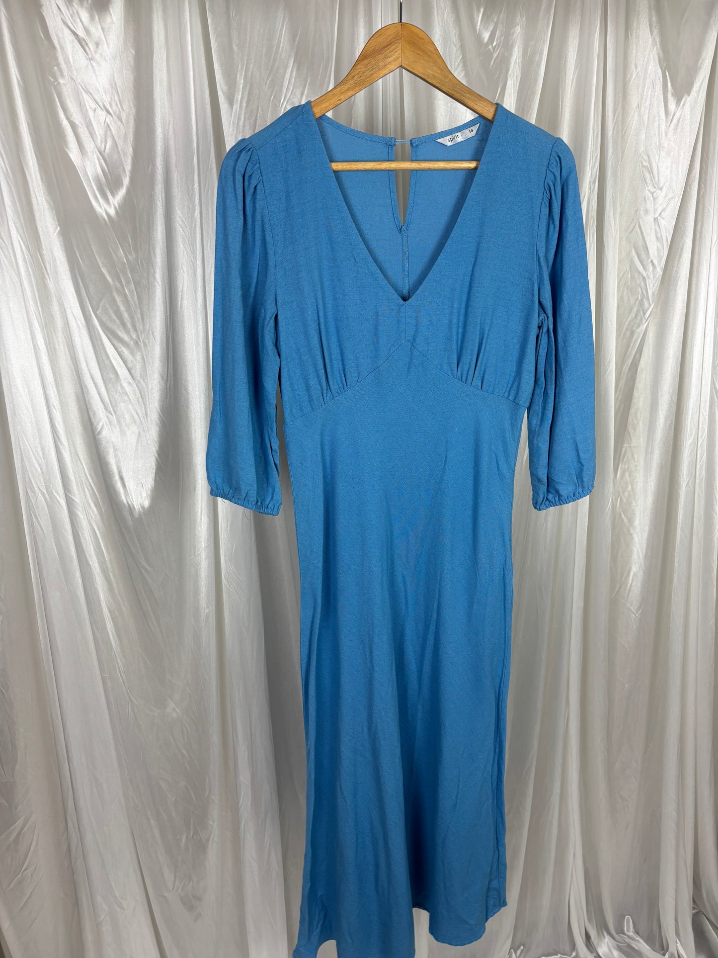 Spirit Blue Midi Dress - 10