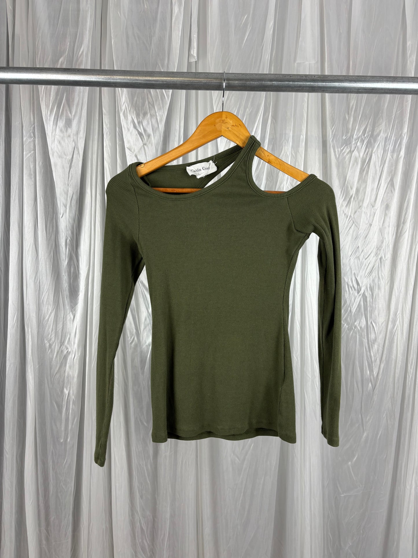 Caitlin Crisp Long Sleeve Top - 8