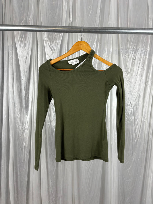 Caitlin Crisp Long Sleeve Top - 8