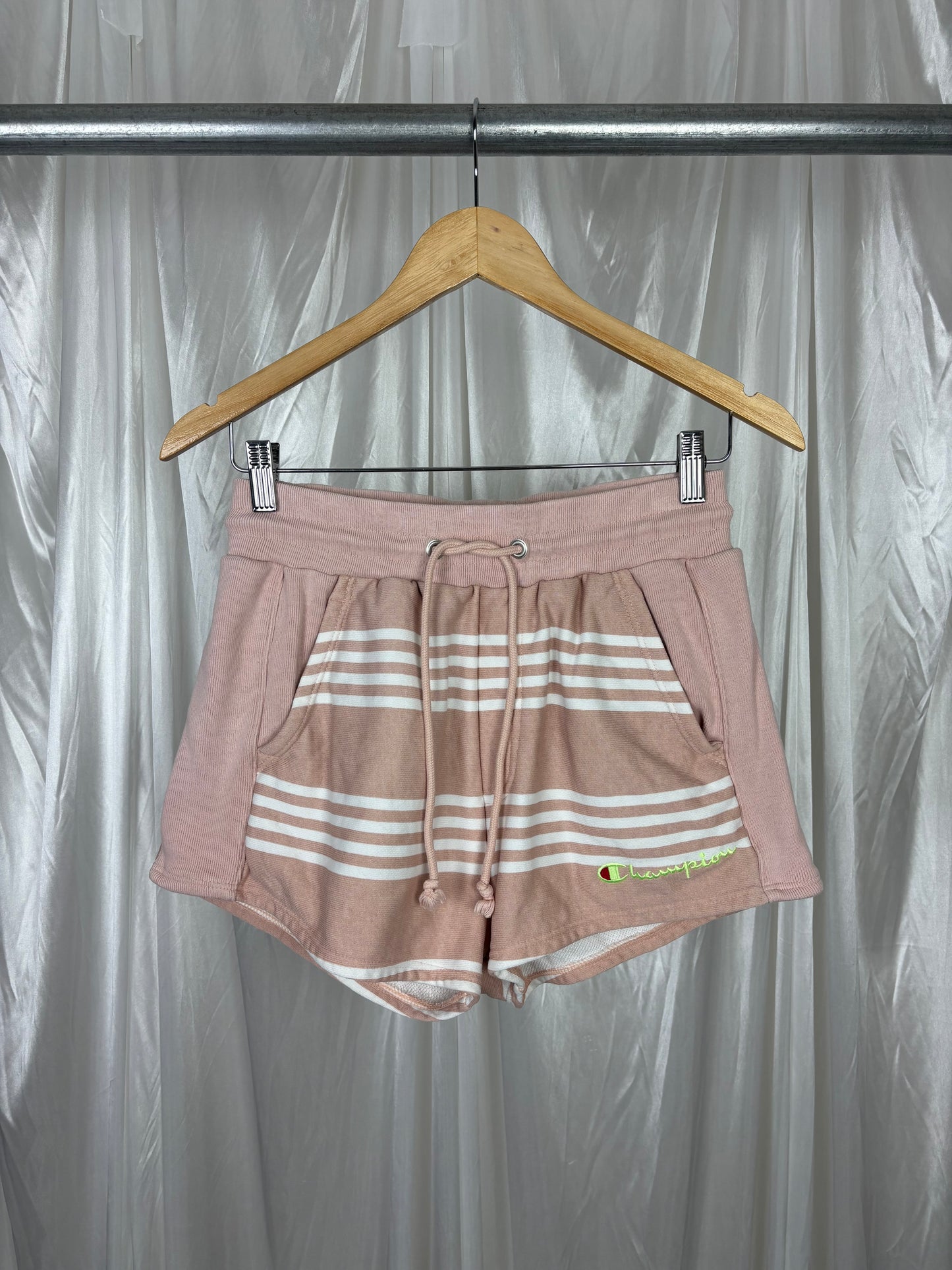 Champion Pink Striped Shorts - S