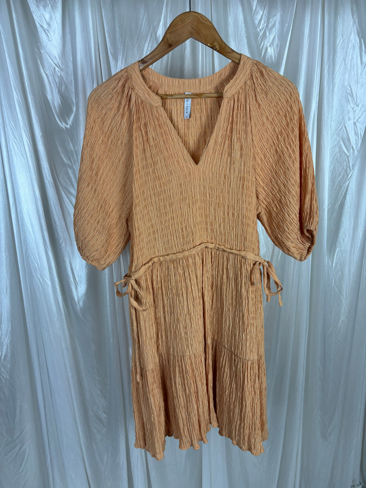 Leila + Luca Orange Mini Dress - 12