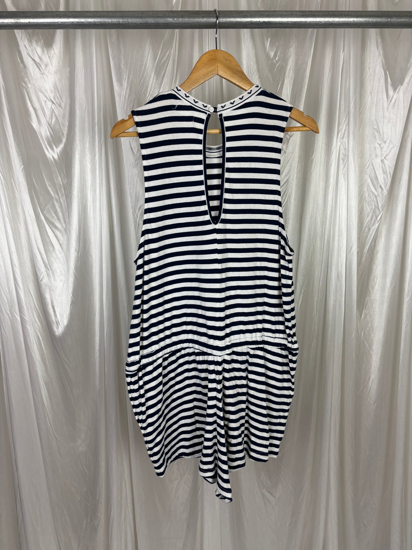 Five Each Striped Playsuit - S