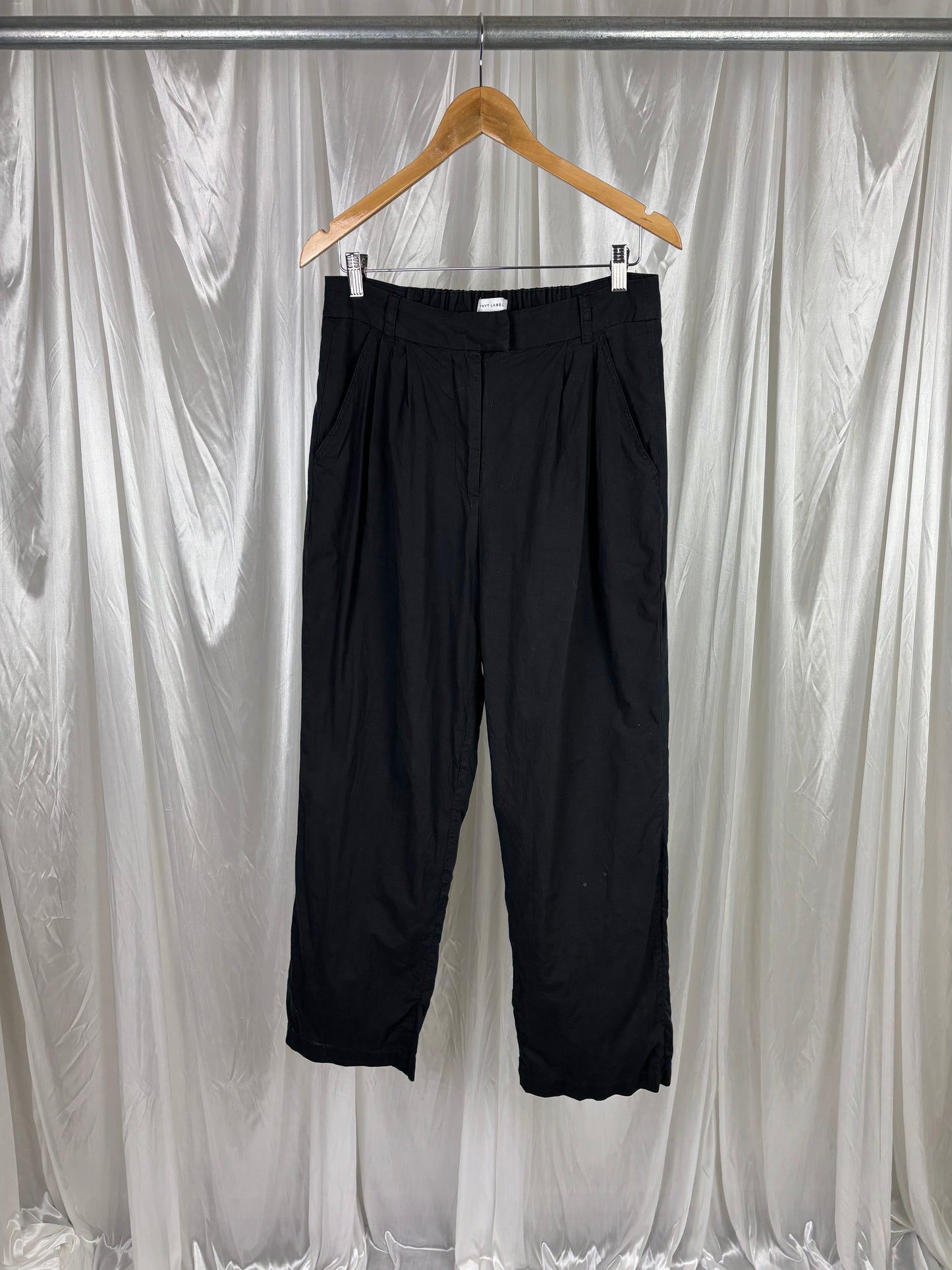 Fayt Black High Waist Pants - 11