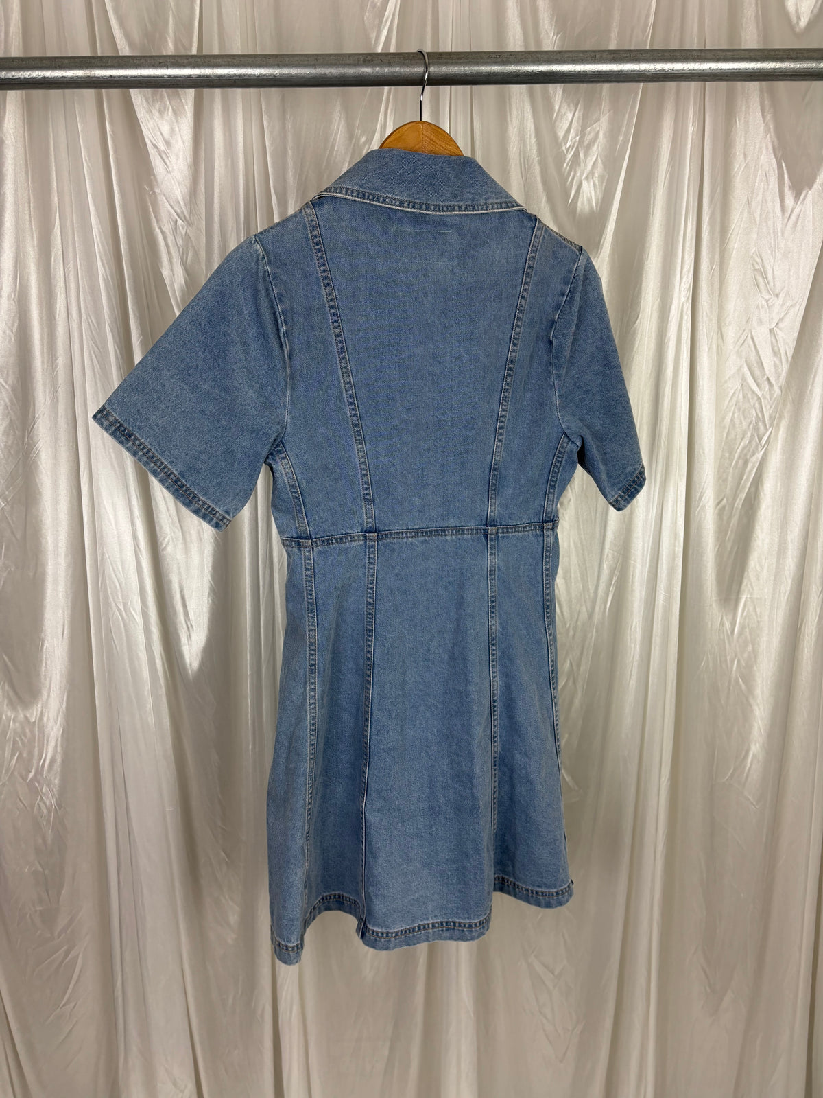 Steele Blue Denim Mini Dress - S