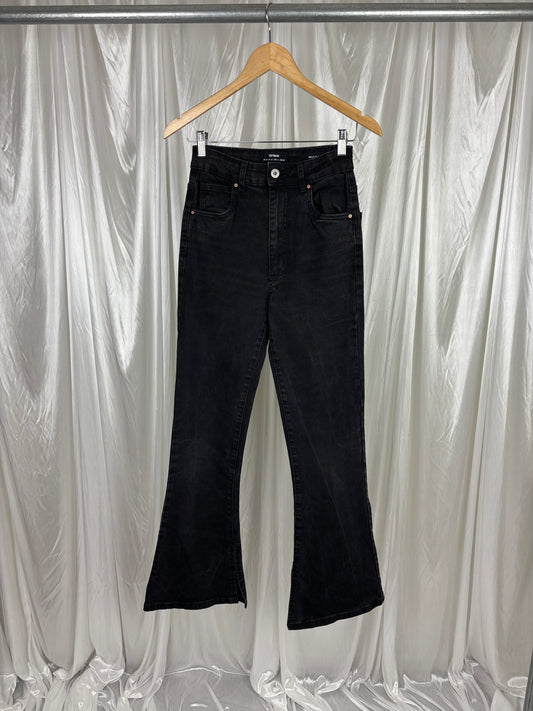 Cotton On Black Split Flare Jeans - 8
