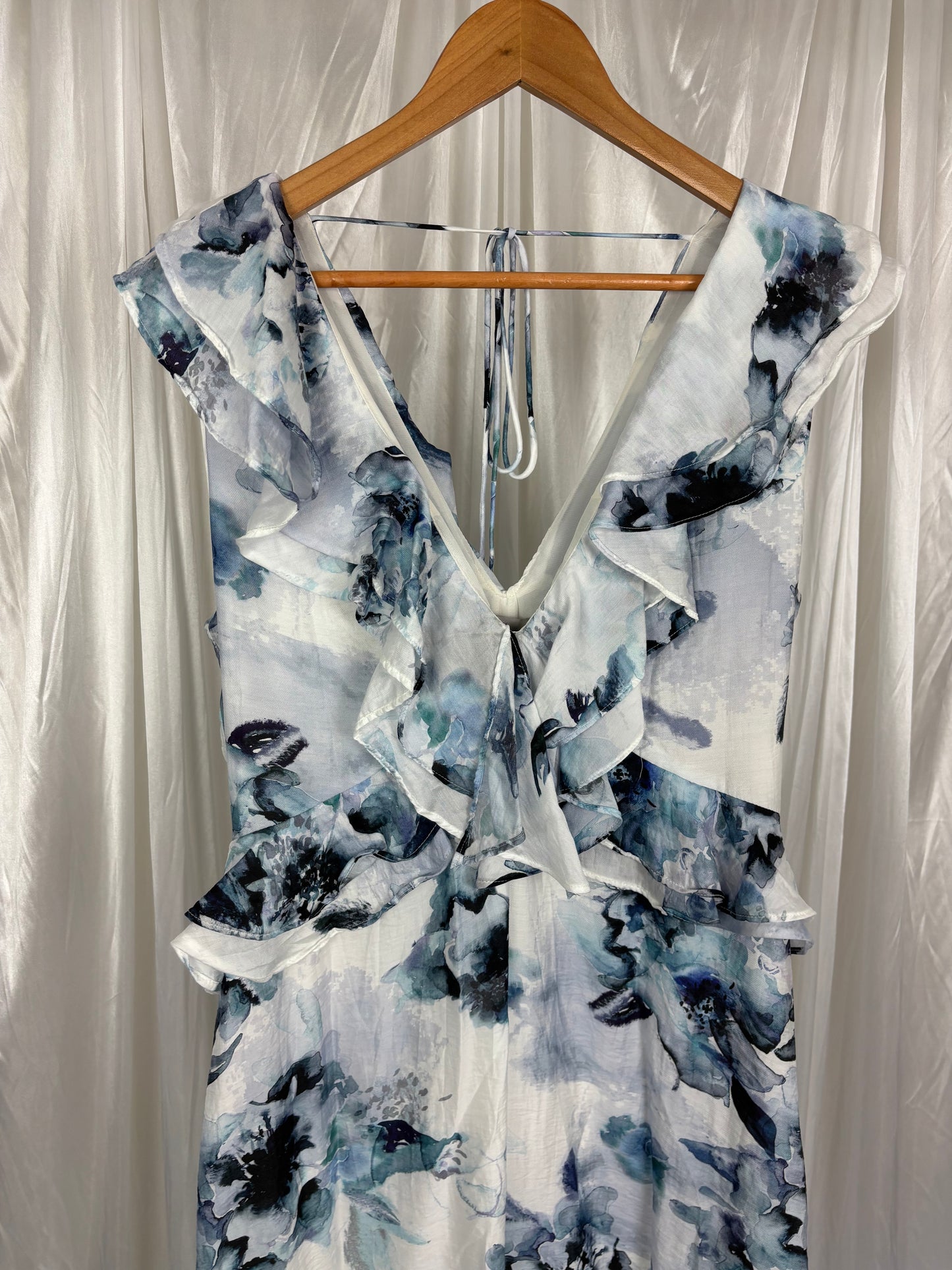 H&M Blue Floral Dress - M