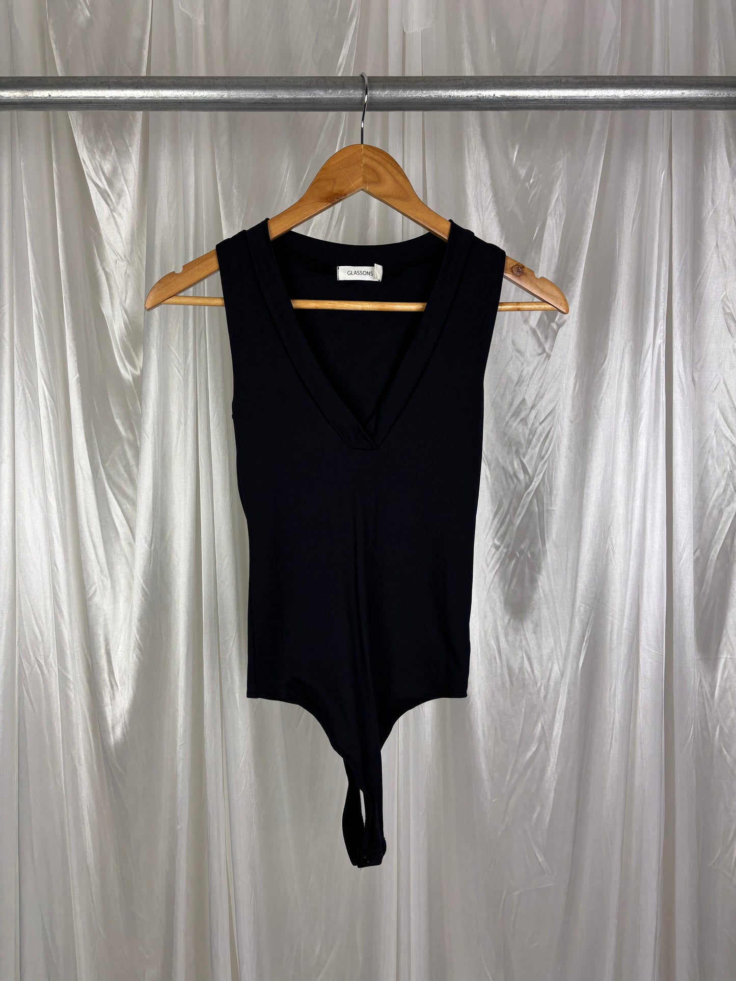Glassons Black Bodysuit - XS