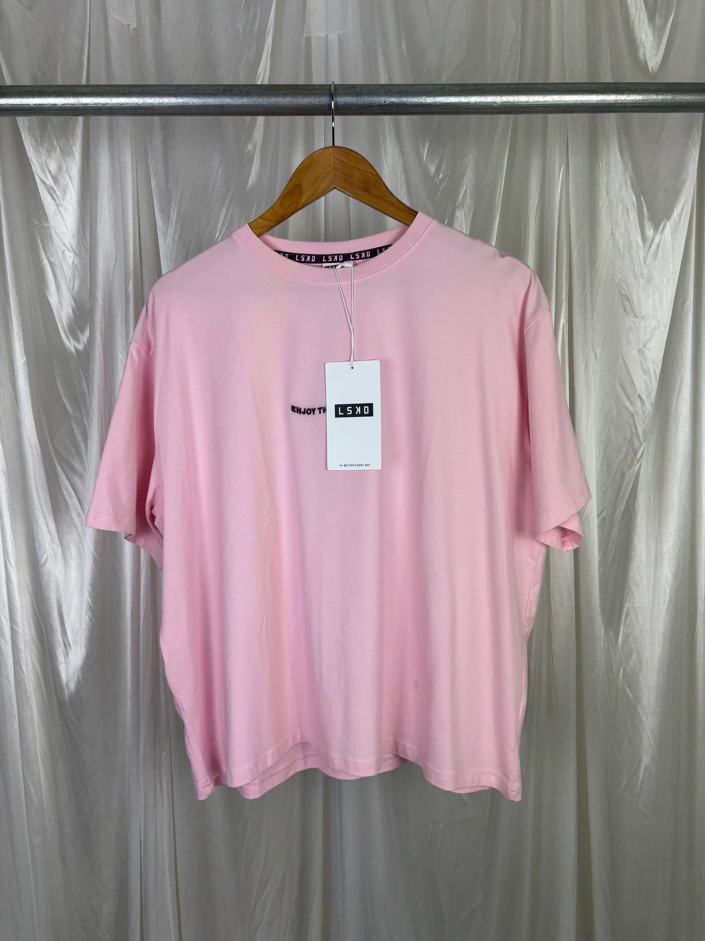 LSKD Marshmallow-Plum Caspia T-shirt - M
