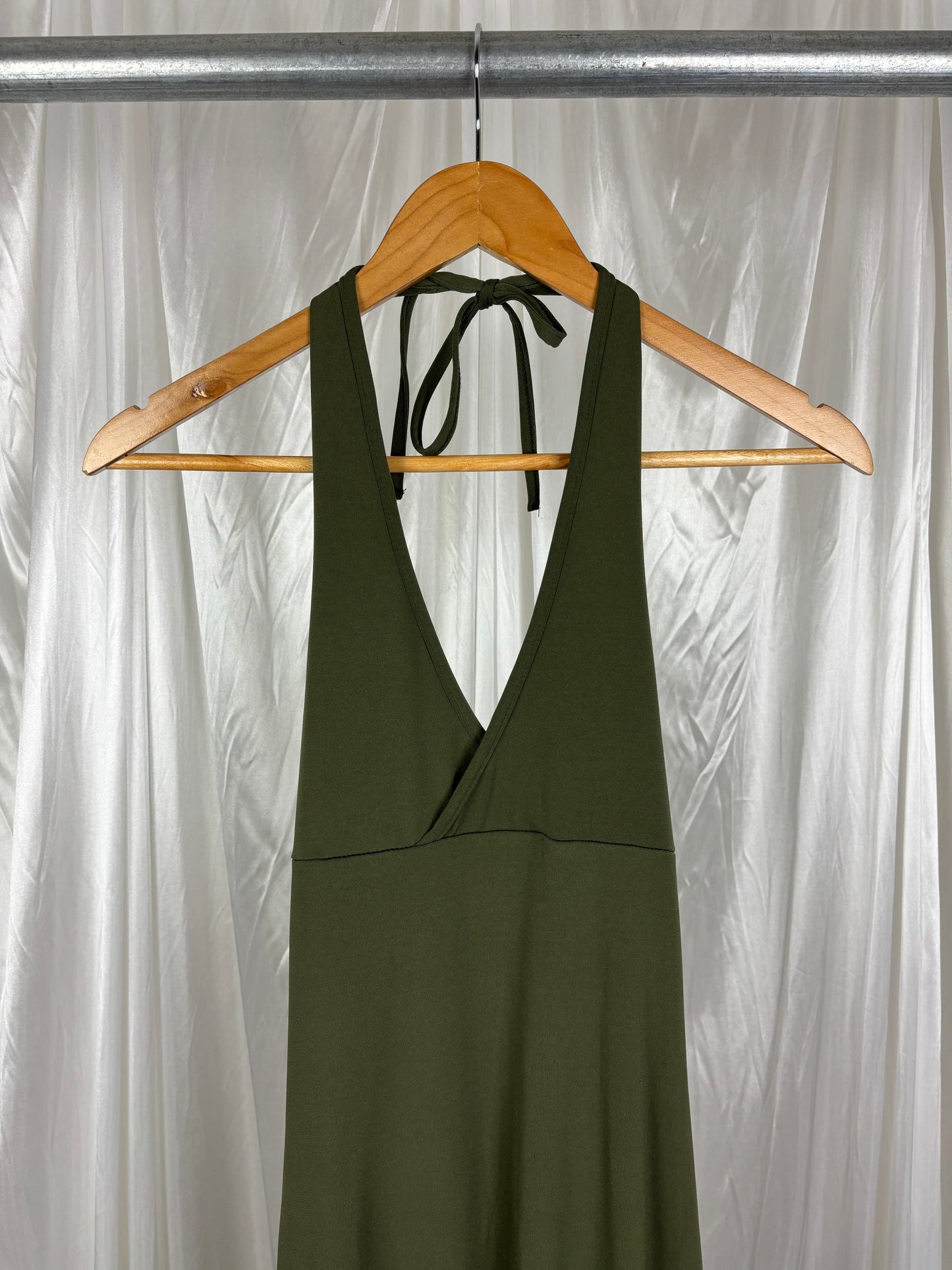 Glassons Green Halter Dress - XS