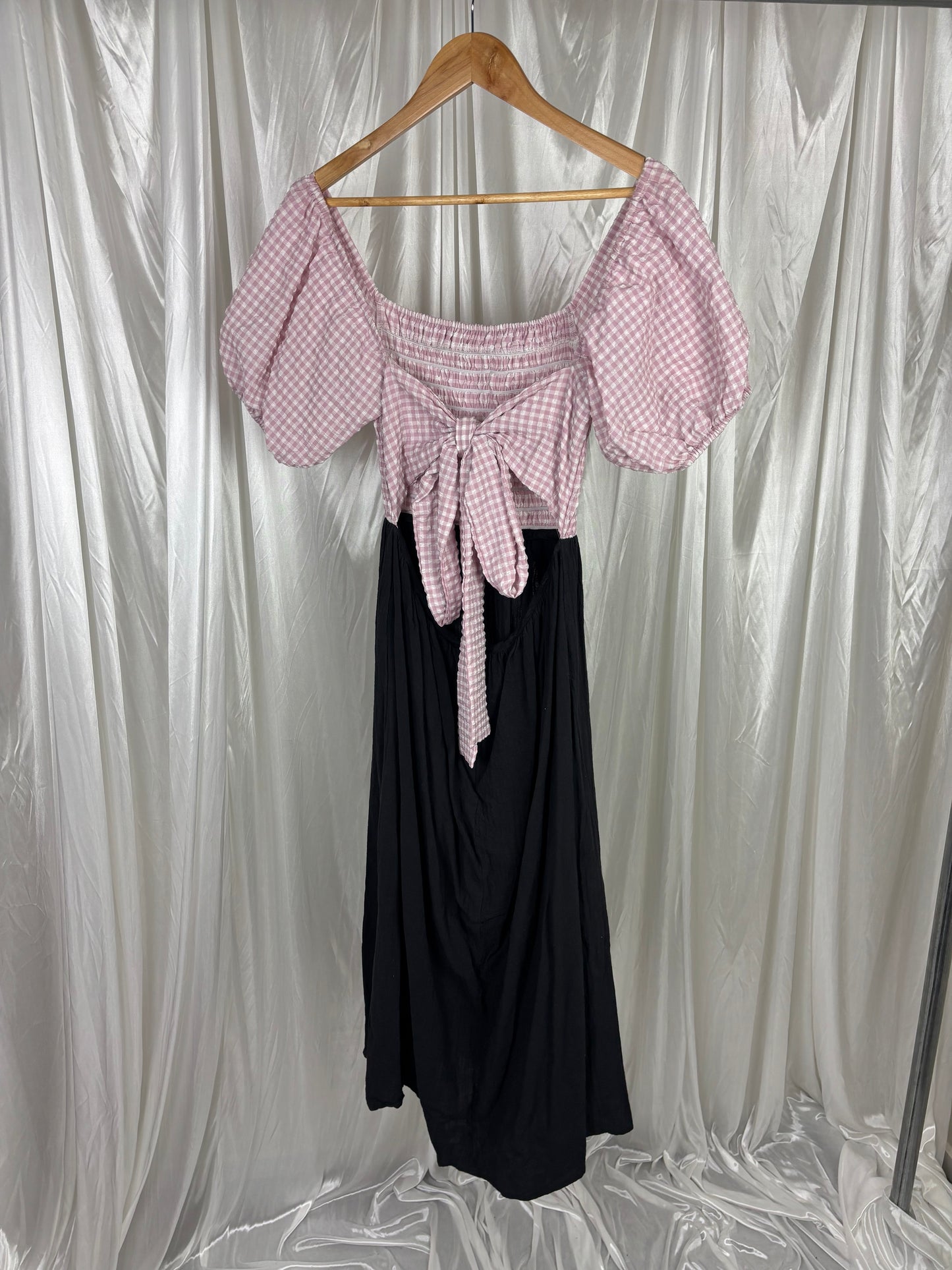 Ruby Gingham Maxi Dress - 8