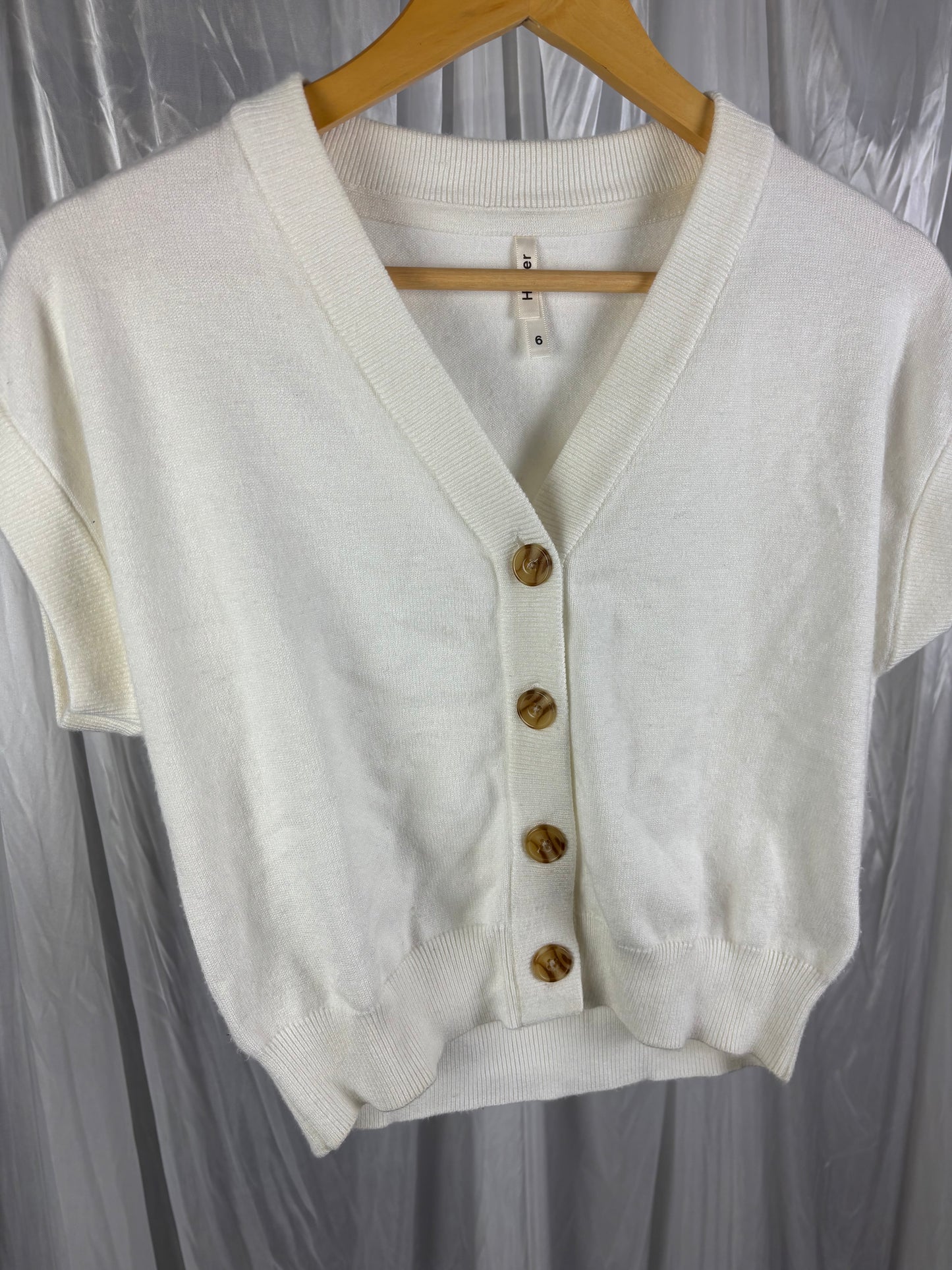 Huffer White Crop Top - 6