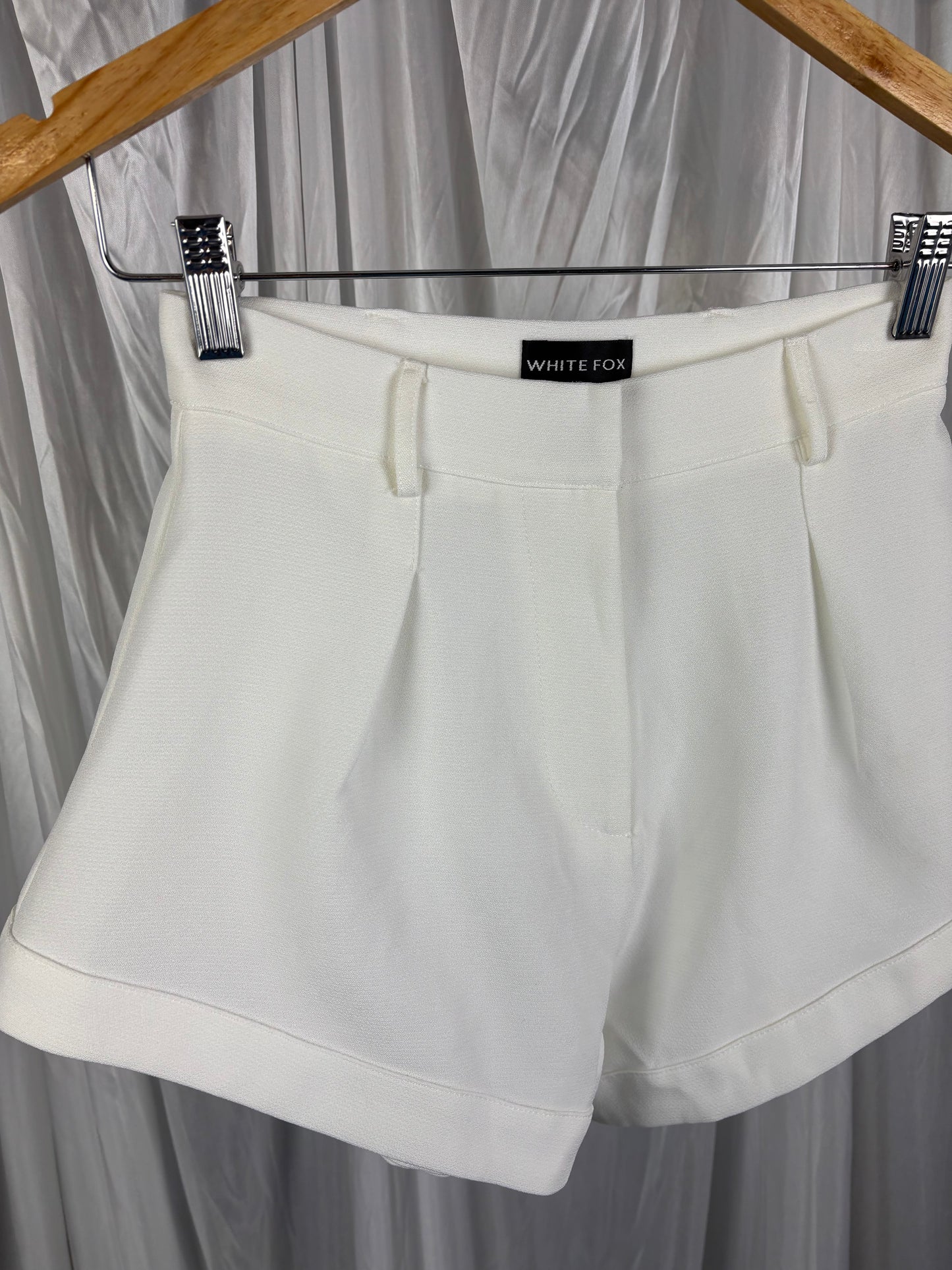 White Fox White Shorts - XS