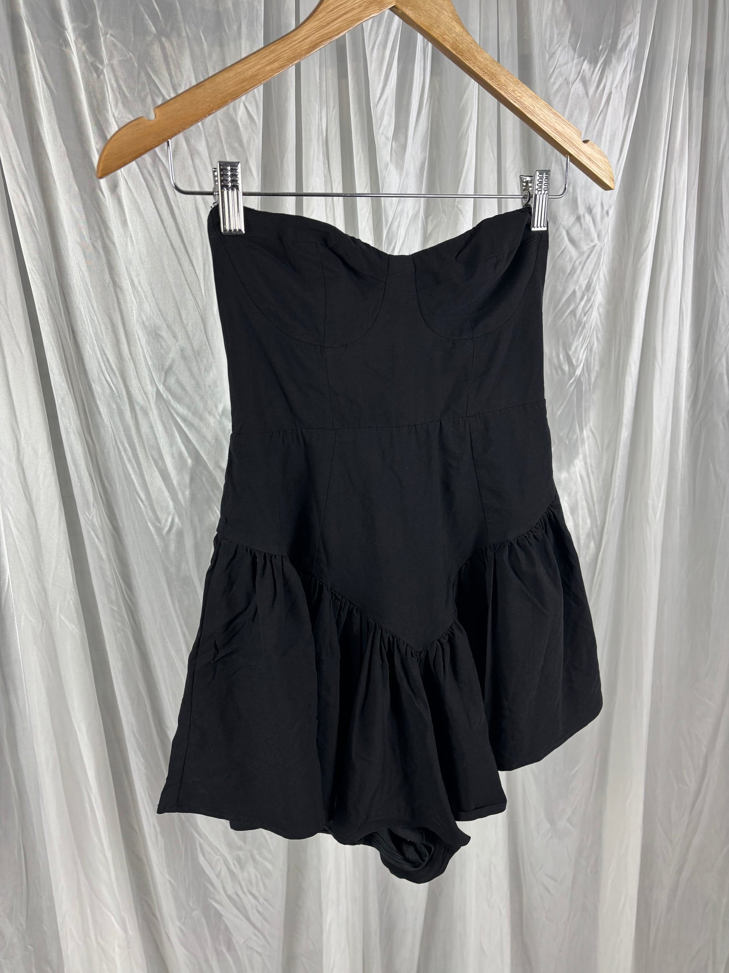 That’s So Fetch Black Strapless Playsuit - 10